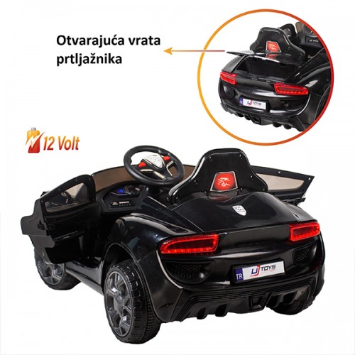 Automobil na akumulator 12V R/C Jagor crni 309314