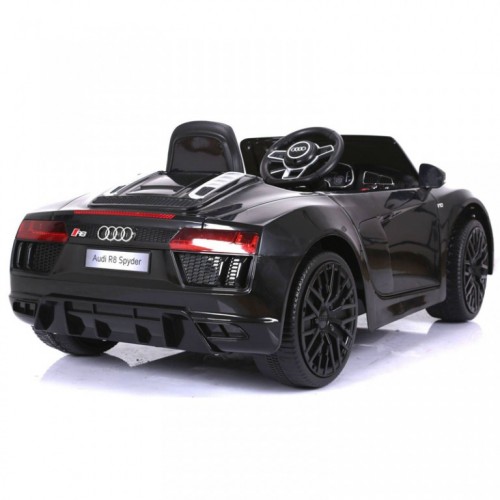 Automobil na akumulator Audi r8 spyder Black