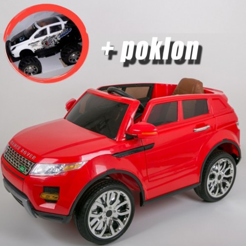 Automobil na akumulator Land Rover Crveni + POKLON