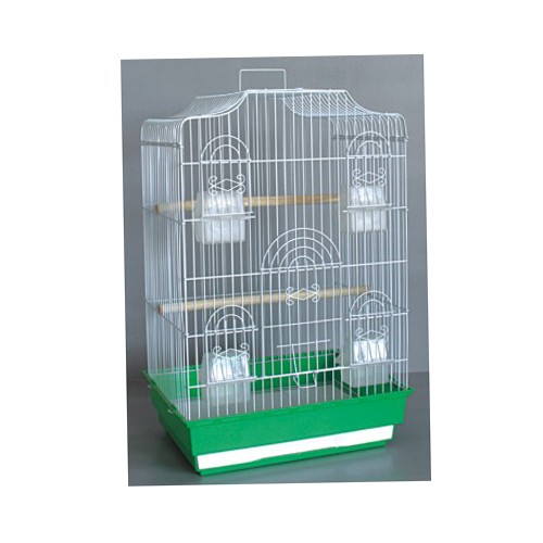 Kavez za ptice B3 bela i zelena