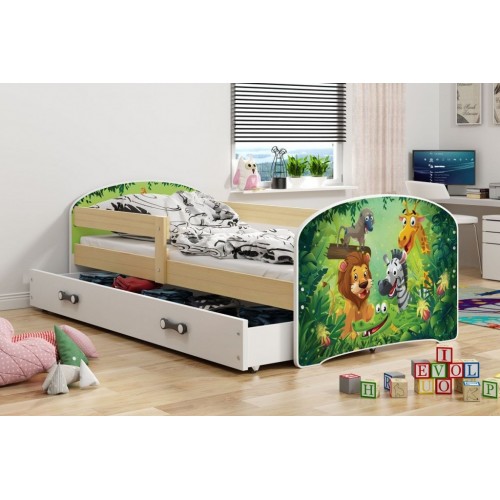 Baloo Lookie Krevet za decu 160x80 Pine Dezen 07