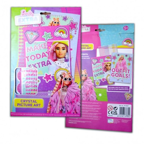 Barbie Extra set za ukrašavanje sa čestitkama i stikerima 37758