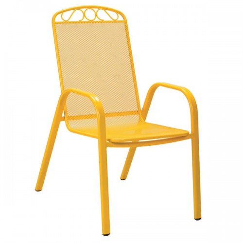 Baštenska stolica Melfi žuta