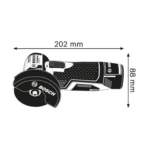 Bosch 06019F2002 akumulatorska ugaona brusilica