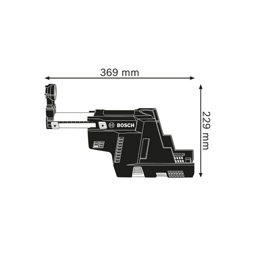 Adapter za prašinu Bosch GDE 18V-16 1600A0051M