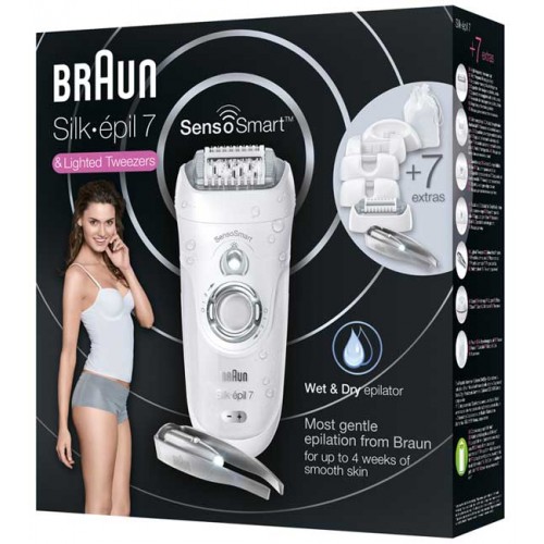 Braun Epilator SES 7-870 SensoSmart Wet and Dry