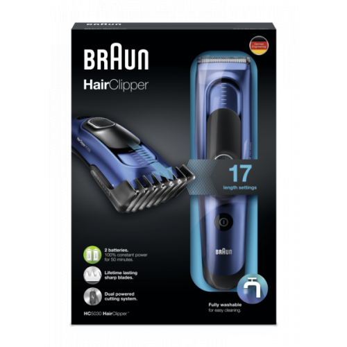 Braun Hair Clipper HC5030 Blue aparat za šišanje