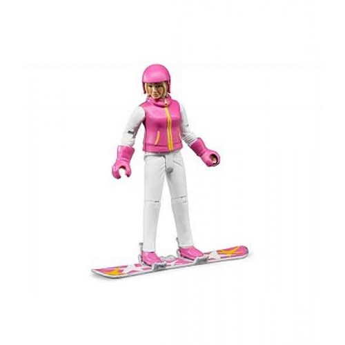 Bruder Figura žena na snowboard-u