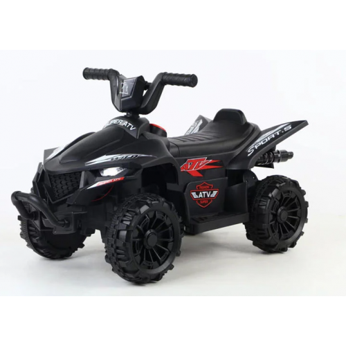 Kvad srednji Super ATV Sport na akumulator crni
