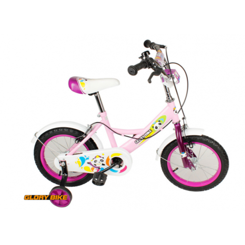 Dečiji bicikl 14" ljubičasto-rozi