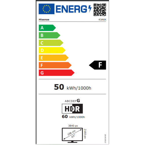 HISENSE 43 inča 43A6K LED 4K UHD Smart TV
