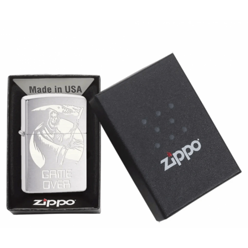 Zippo Upaljač Skull Game Over Design 29696