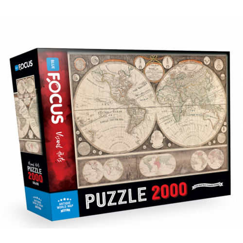Puzzle 2000 pcs antique world map 