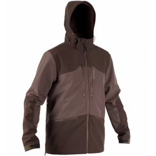 Braon jakna za lov SOFTSHELL 500