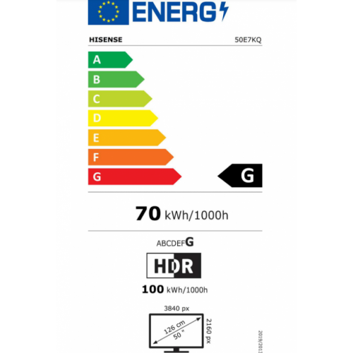 HISENSE 50 inča 50E7KQ QLED 4K UHD Smart TV