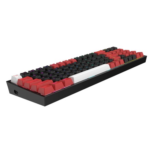 Pollux K628-RGB Pro Wired/Wireless Mechanical RGB Gaming Keyboard (red switch)