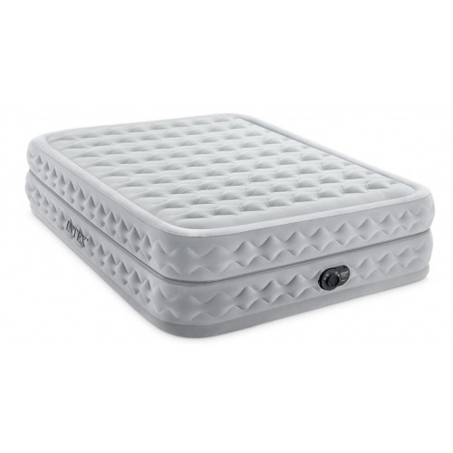 Intex queen supreme air-flow airbed with fiber-tech rp 64490ND 