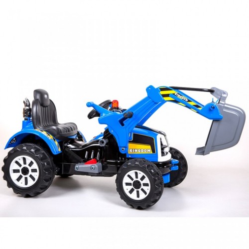 Dečaji traktor na akumulator Loader plavi