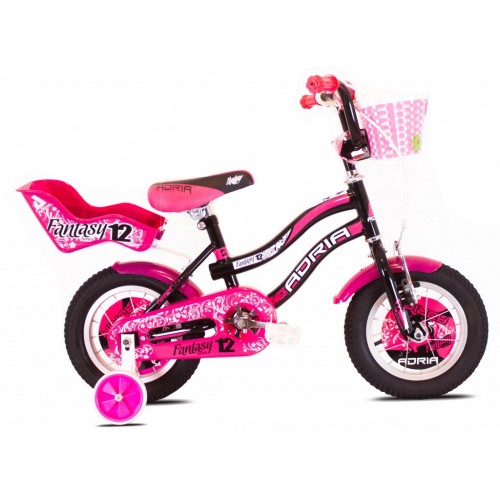 Dečiji bicikl Adria 2016 fantasy 12" crno-pink