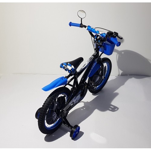 Dečiji bicikl BMX 16 plavo crni