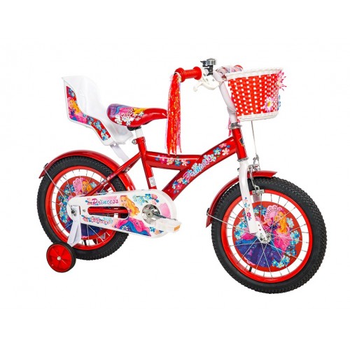 Dečiji bicikl Princess 16in crveno-beli