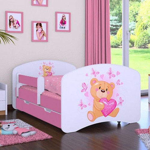 Dečiji krevet Baloo Happy meda rozi 160×80