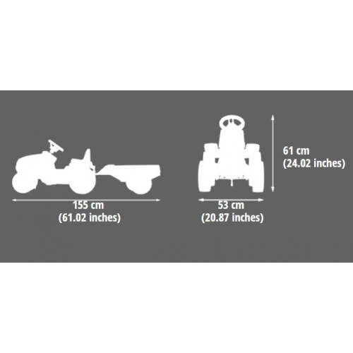 Dečiji traktor na pedale Falk Farm Power