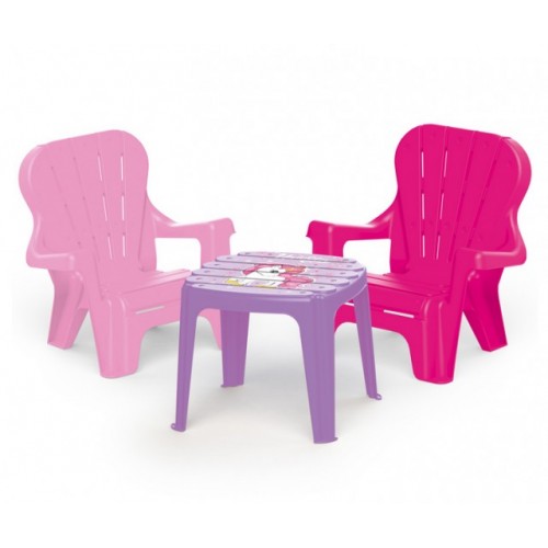 Sto i stolice za devojčice 