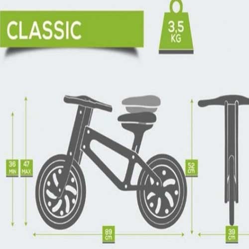 Drveni bicikl bez pedala Classic