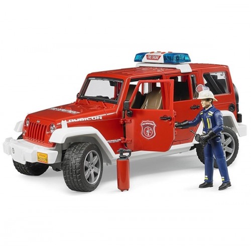 Džip Vatrogasni Wrangler sa figurom Bruder 025281