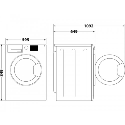 Mašina za sušenje toplotna pumpa WHIRLPOOL FFT M11 82 EE