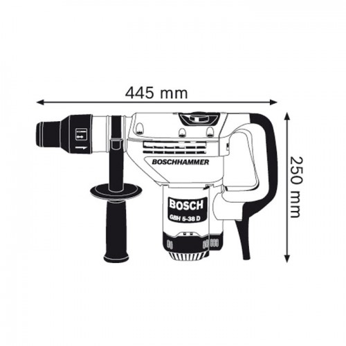 Elektro-pneumatski čekić za bušenje Bosch GBH 5-38 D Professional