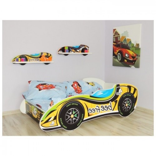 Dečiji krevet Formula 1 Bee Free 140x70 cm