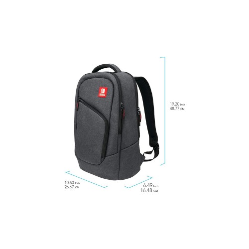 Nintendo Switch Elite Player Backpack Black Logo