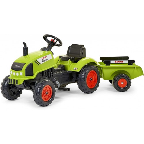 Traktor na pedale Falk Claas Arion sa prikolicom 2041c