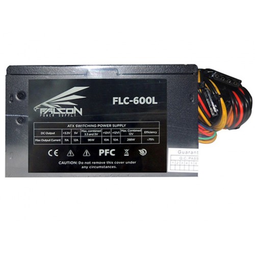 Falcon 600W FLC-600L, 12cm fan/do 75% napajanje 