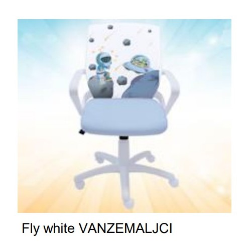 Dečija Stolica Fly White Vanzemaljci 
