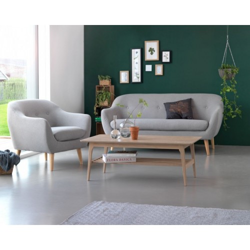 Fotelja Elegant svetlo siva