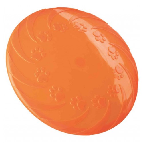 Frizbi od termoplastične gume 22 cm narandžasta