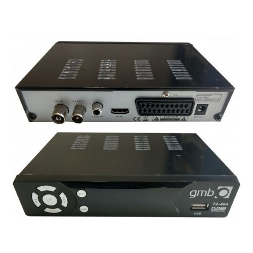 Gembird DVB-T2 set top box USB/HDMI/Scart/RF-out, PVR, Full HD, H264, hdmi-kabl, modulator 1290 GMB-T2-404 **