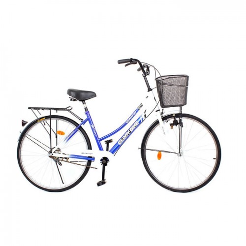 Ženski gradski bicikl Glory Bike 26" Plavi