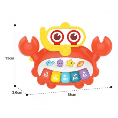 Bbo igracka muzicki instrument  crab 18m+