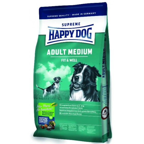 Hrana za pse Happy Dog Supreme Fit & Well Medium Adult 4kg 