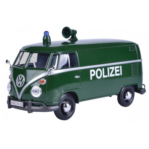 Metalni policijski kombi 1:24 volkswagen 