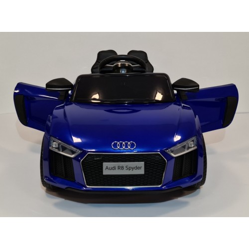 Automobil na akumulator Audi r8 spyder Plavi