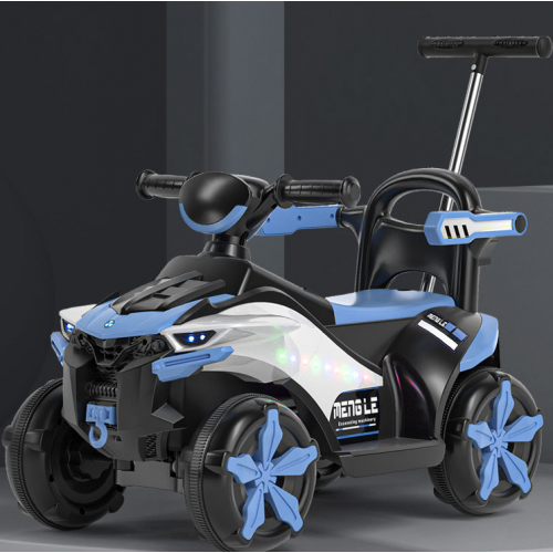 Auto na Akumulator  za decu sa drškom (6V) SM-24306 plavi