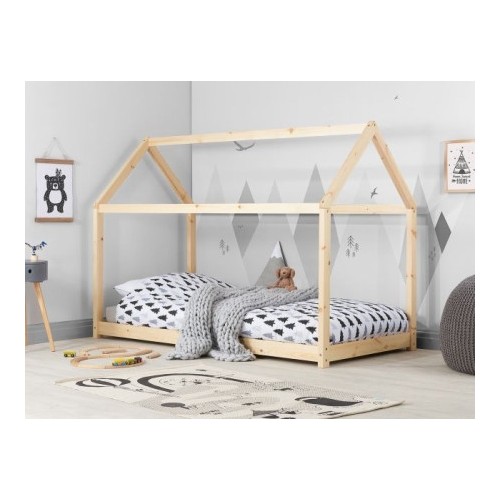 Krevet Kućica 190x90 Natur + Dušek od 14 cm 8457