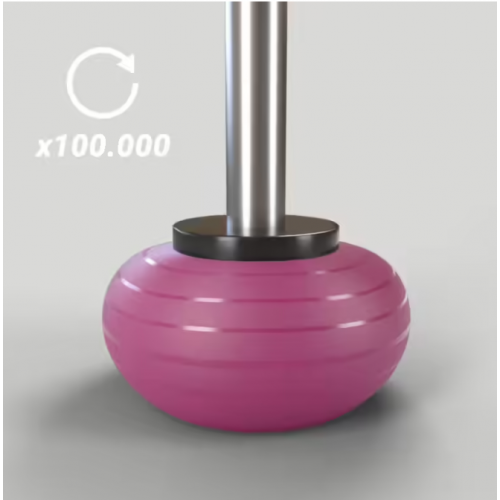 Lopta za pilates veličine 2 (75cm) Roze