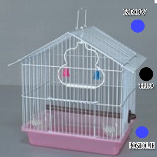 Kavez za ptice W033 plava i crna