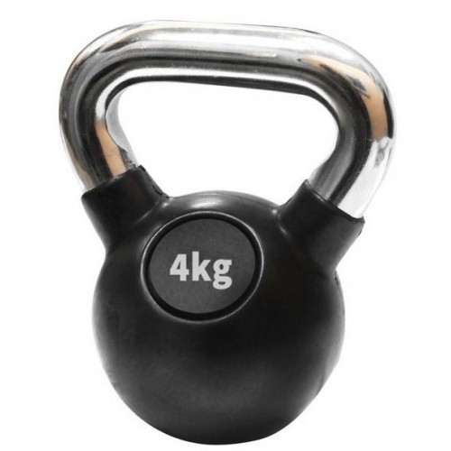 Kettlebell 4 kg - gumirani 